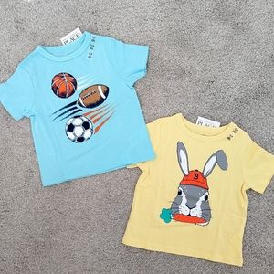 ⭐NWT- Children's Place - Baby Infant Boys- size 12-18 Months- Tee-shirts- Spring